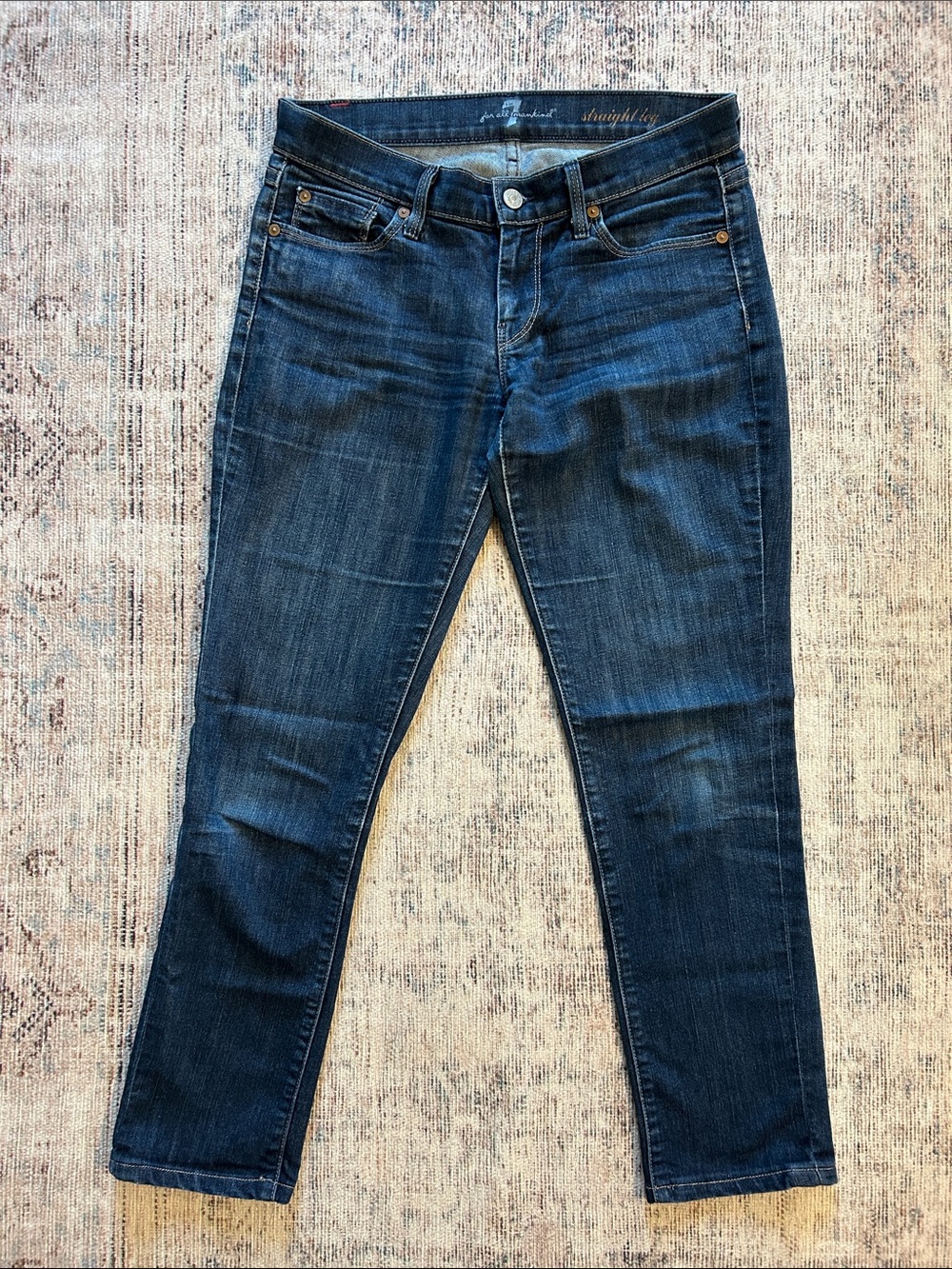 7 For All Mankind “Straight Leg” Jeans Size 26